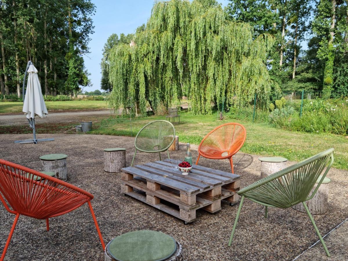 L 'Aupinouse Chambre Double Pivoine Avec Salle D'Eau Privative La Suze-sur-Sarthe Dış mekan fotoğraf