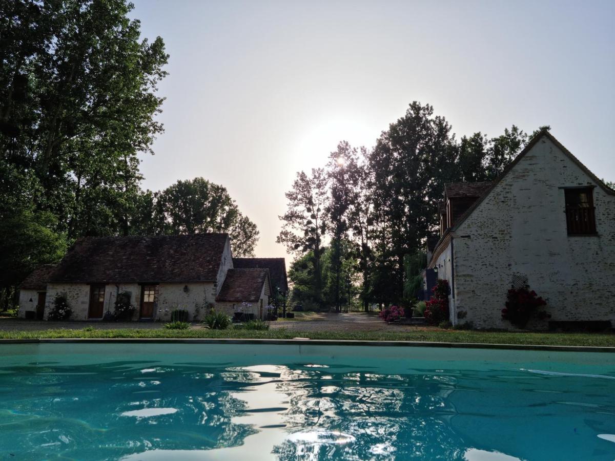 L 'Aupinouse Chambre Double Pivoine Avec Salle D'Eau Privative La Suze-sur-Sarthe Dış mekan fotoğraf